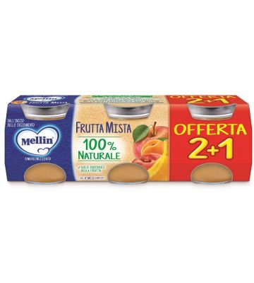 Mellin Omog Frutta Mix 3pz