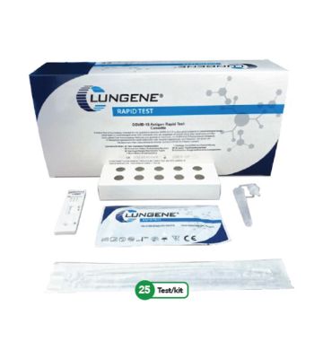 Test Antigenico Rapido Covid-19 Clungene Determinazione Qualitativa Antigeni Sars-cov-2 in Tamponi Nasofaringei/orofaringei Mediante Immunocromatografia 25 Pezzi Uso Professionale