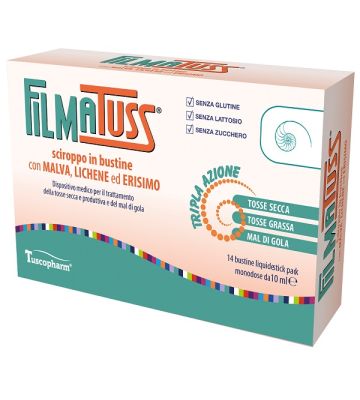 Filmatuss Sciroppo 14 Bustine Liquid Stick Pack da 10 ml