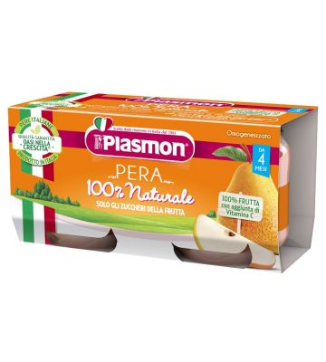 Plasmon Omog Pera 2x80g