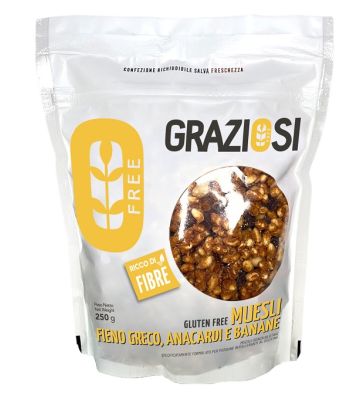 Muesli Anacardi e Banane con Fieno Greco 250 g