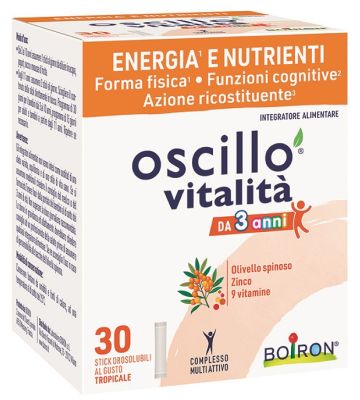 Oscillo Vitalita' 3+ 30 Stick Orosolubili