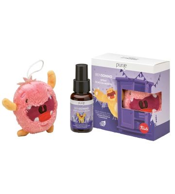 Purae Spray Bensonno Scacciamostri 50 ml con Mostro Trudi Rosa