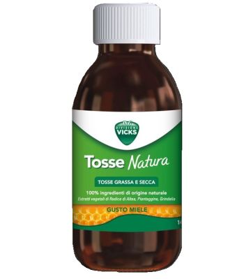 Vicks Tosse Natura Tosse Grassa e Secca Gusto Miele 140 ml