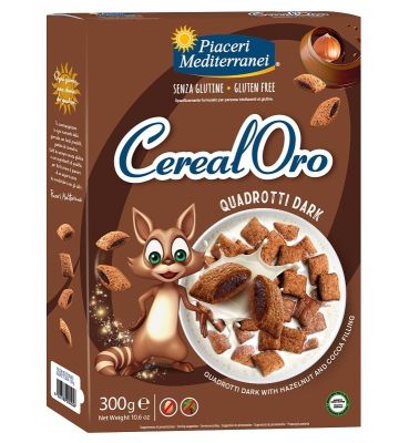 Piaceri Mediterranei Cerealoro Quadrotti Dark 300 g