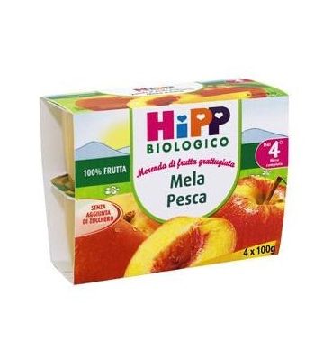 Hipp Bio Fru Grat Mel/pe4x100g