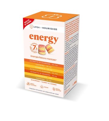 Upsa x Nourished Energy 30 Giorni Nuova Formulazione 30 Gummies