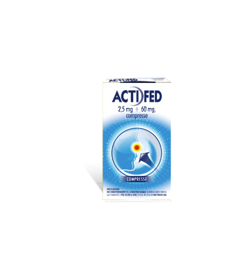 Actifed*12cpr 2,5mg+60mg