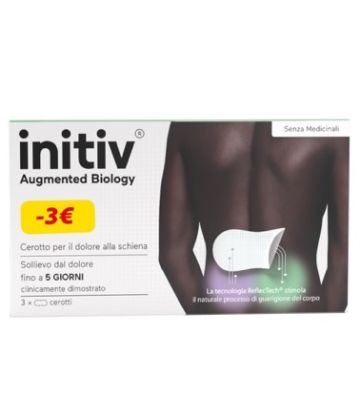 Cerotto Dolore Schiena Initiv 3 Pezzi Promo
