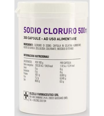 Sodio Cloruro 300cps 500mg
