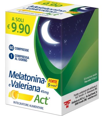 Melatonina Act +val+ft5c 60cpr