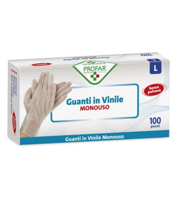 Profar Guanto Vinile l 100pz