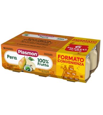 Plasmon Omog Pera 6x80g