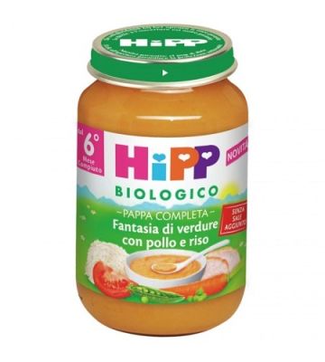 Hipp Bio Fant Verd Pol/ris190g