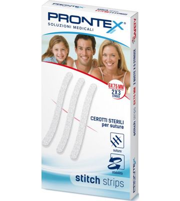 Prontex Stitch Strips 6x75 10p