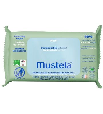 Mustela Salviette Compost 60pz