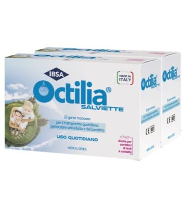 Salviette Perioculari Octilia Bipack 20+20 Garze Monouso