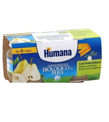 Humana Omog Pera Bio 2x100g