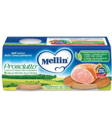 Mellin Omog Prosciutto 2x80g
