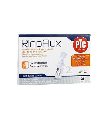 Rinoflux Sol Fisiol 20f 2ml