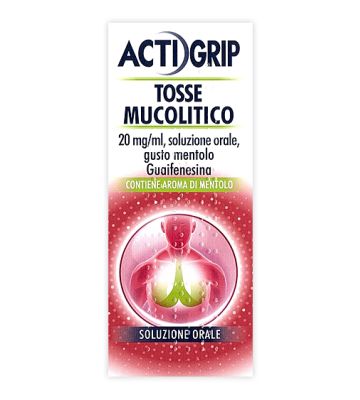 Actigrip Tosse Mucolitico*orale Soluz Flacone 150 ml 20 Mg/ml