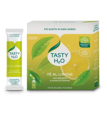 Tasty H2o Te' al Limone 12 Stick da 2,5 g