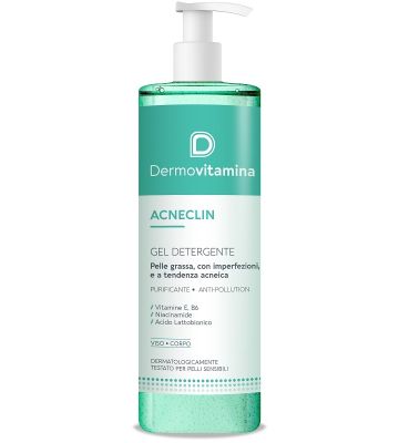 Dermovitamina Acneclin Gel Detergente 400 ml