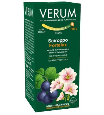 Verum Fortelax Sciroppo Fruttato 126 g New