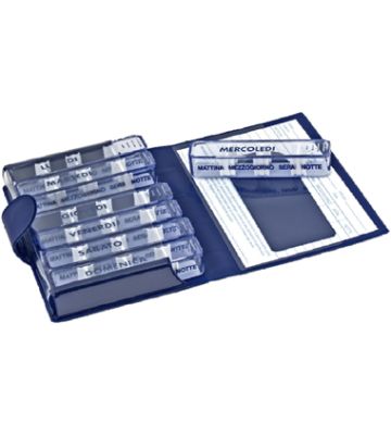Portapillole Sett Medidos Blu