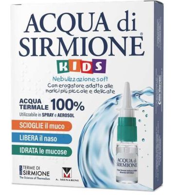 Acqua di Sirmione Kids Nebulizzazione Soft Acqua Termale 100% 6 Flaconcini Pluridose x 15 ml