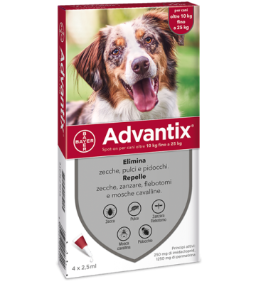 Advantix Spot On*4pip 10-25kg