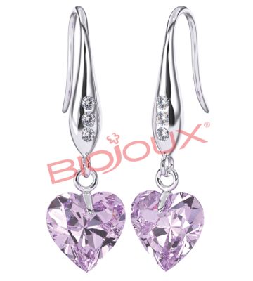 Bjt721 Orecchini Bor Heart ss