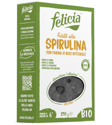 Felicia Fusilli Spirulina 250g