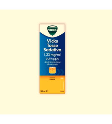 Vicks Tosse Sedativo*1 Flacone 180 ml 1,33 Mg/ml Sciroppo