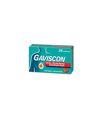 Gaviscon*24cpr Frag250+133,5mg