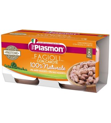 Plasmon Omog Fagioli Borl2x80g