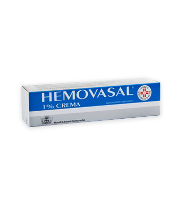 Hemovasal*crema 30g 1%