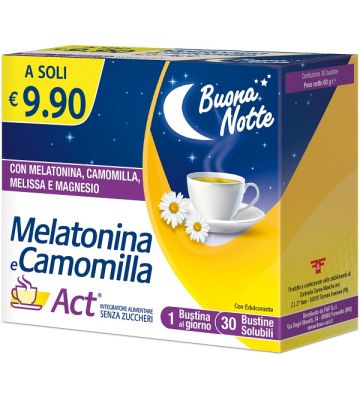 Melatonina Act +camomil 30bust