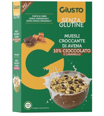 Giusto Senza Glutine Muesli Avena Cioccolato 275 g