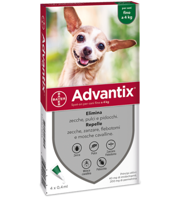 Advantix Spot On*4pip 0-4kg