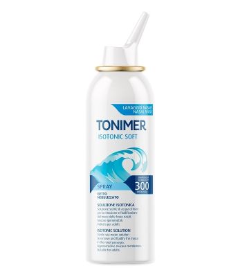 Soluzione Isotonica Acqua di Mare Tonimer Isotonic Soft Osmolalita' 300 Mosm/kg Spray 100 ml