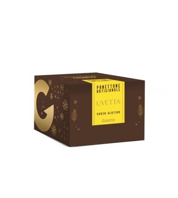 Giusto Senza Glutine Panettone Artigianale con Uvetta 600 g