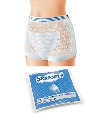 Serenity Mutandina Rete Xxl 3p
