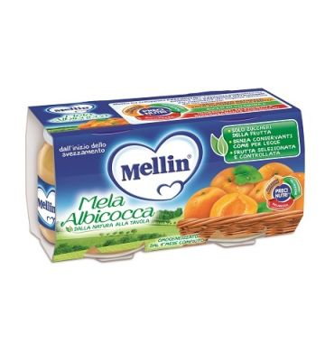 Mellin Omog Mela Alb 2x100g