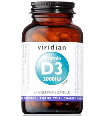 Viridian Vitamin d3 2000iu 60c