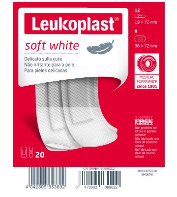 Leukoplast Soft White 20pz Ass