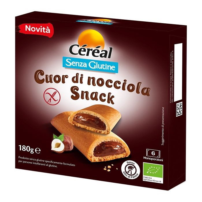 Cereal Snack Cuor di Nocciola Senza Glutine 180 g