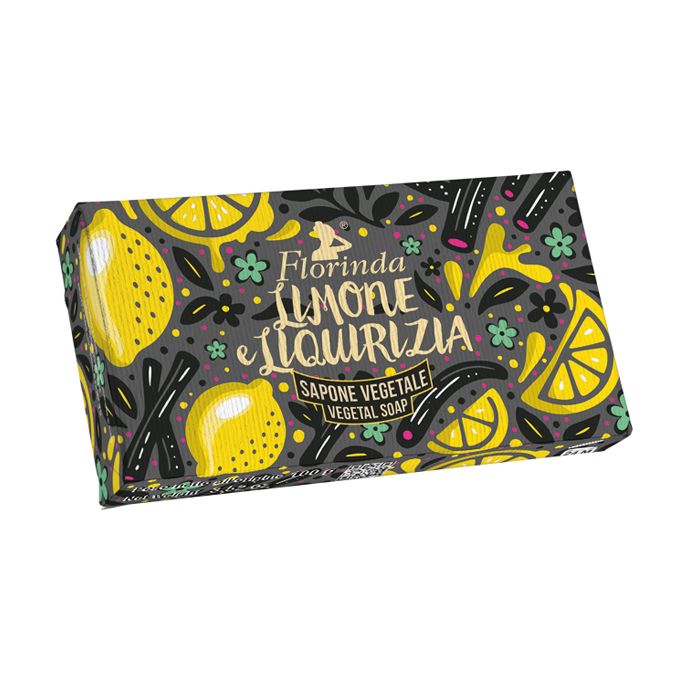 Florinda i Cremosi Limone e Liquirizia Sapone Vegetale 100 g