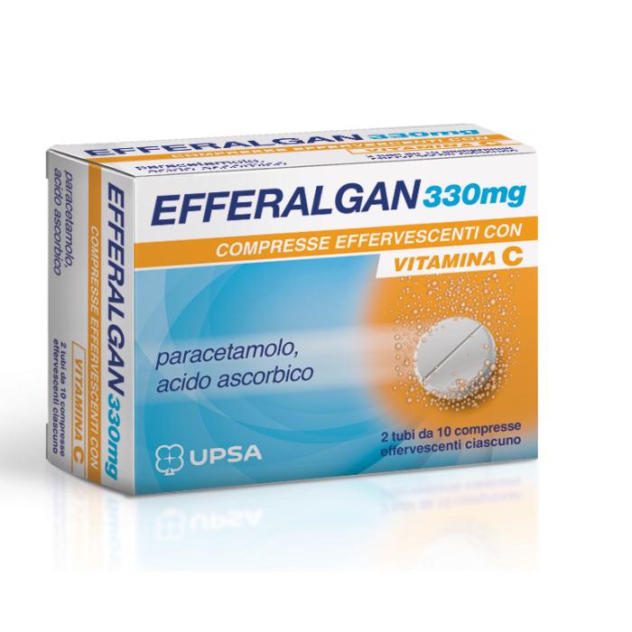 Efferalgan*20cpr Eff 330+200mg