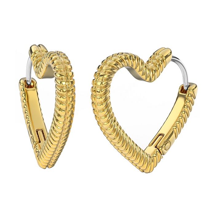 Bjt399 Orecchino Queen Jezebel 18mm Gold Plated